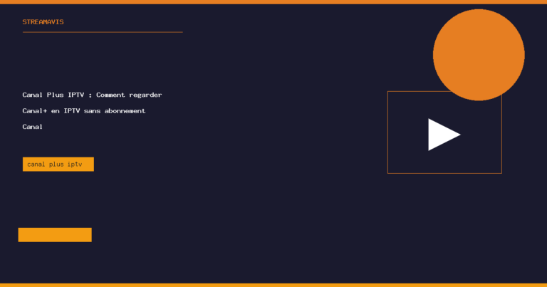 canal plus iptv - StreamAvis